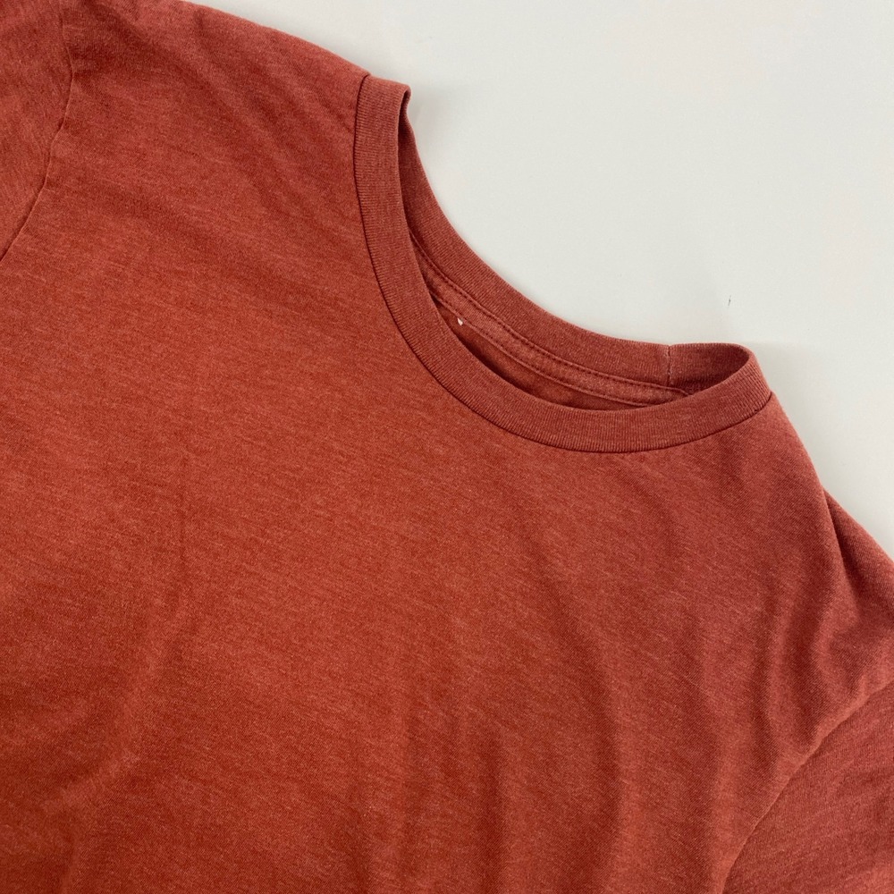 Rudis T Shirt Mens Large Burnt Orange Heather Wrestling Active Athleisure Casual